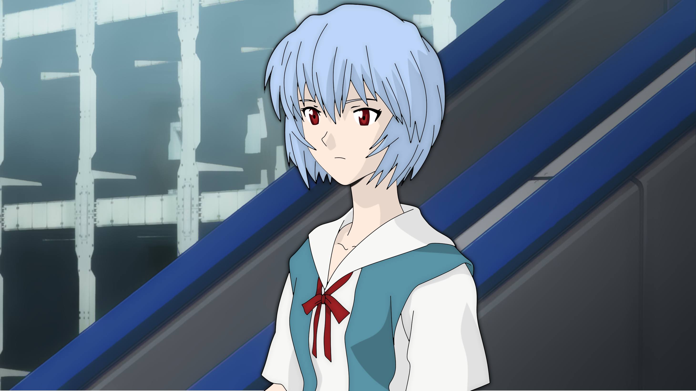 EVA横版壁纸：Nerv少女心爆棚的2K高清粉色梦幻详细内容1