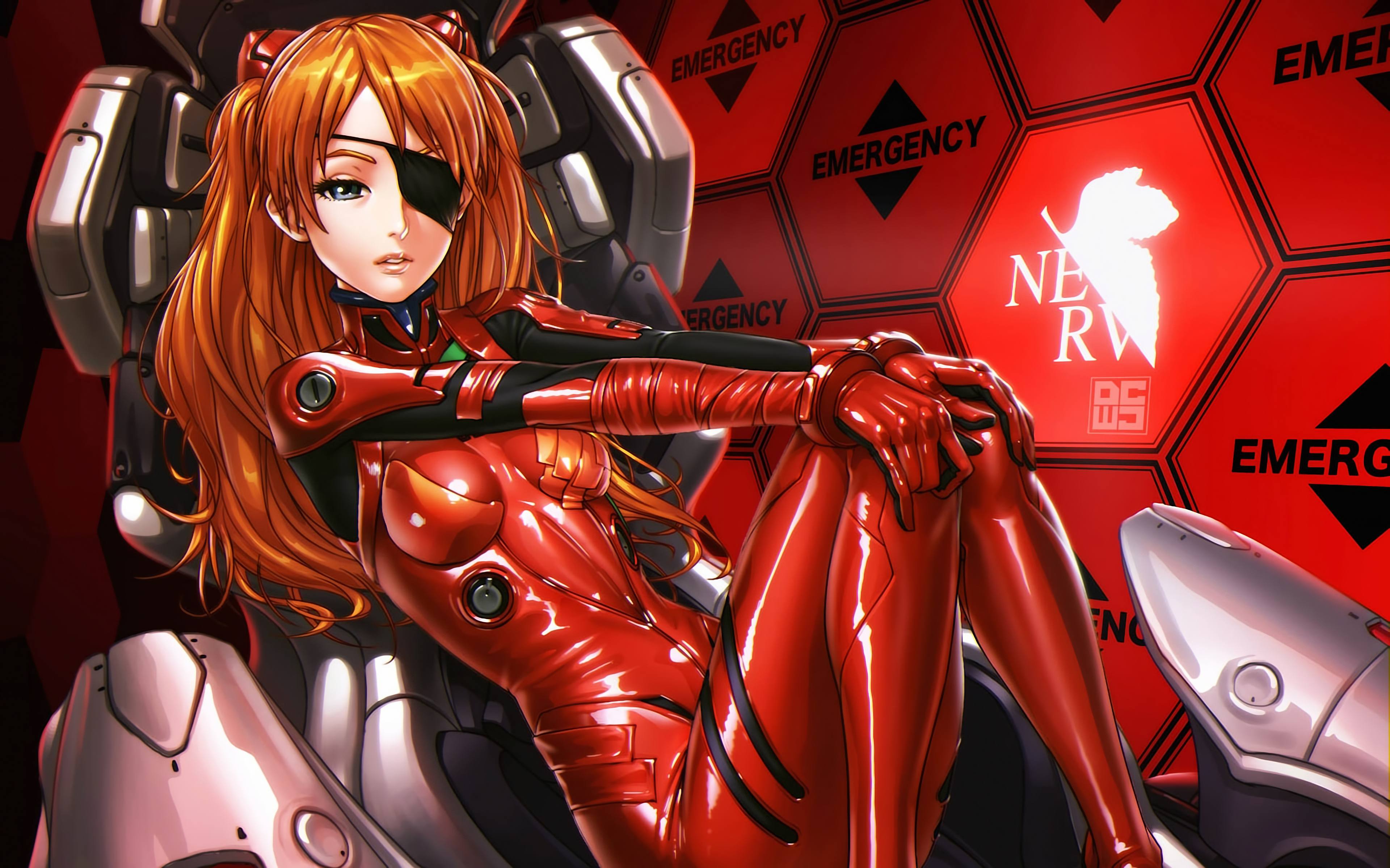 EVA横版壁纸：Nerv少女心爆棚的2K高清粉色梦幻详细内容3